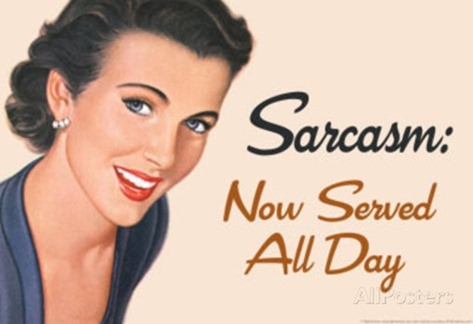 sarcasm-now-served-all-day-funny-poster